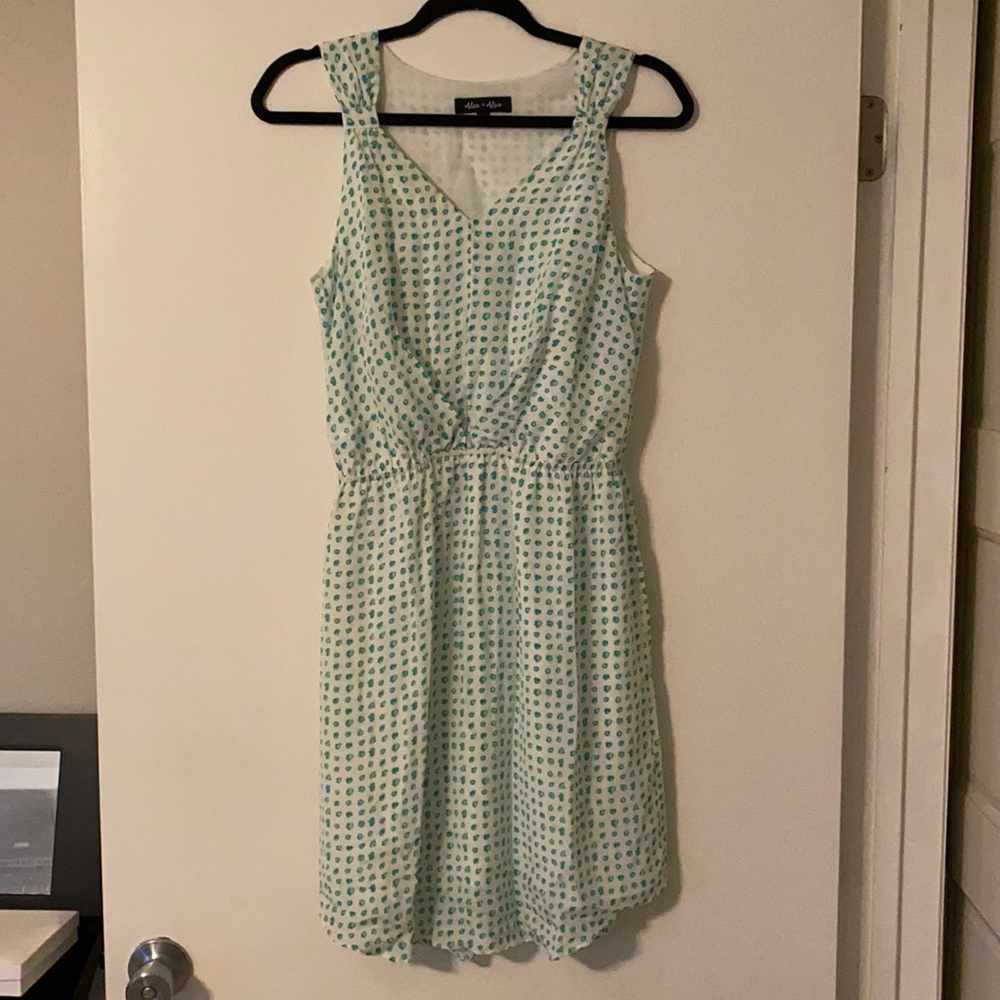 Silk Polka Dot Dress